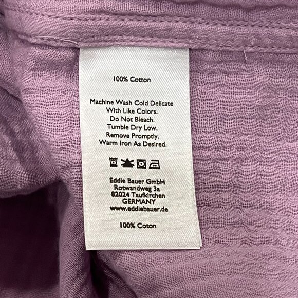 Eddie Bauer Bubble Gauze Tank, NWT, Orchid, M - Picture 4 of 7